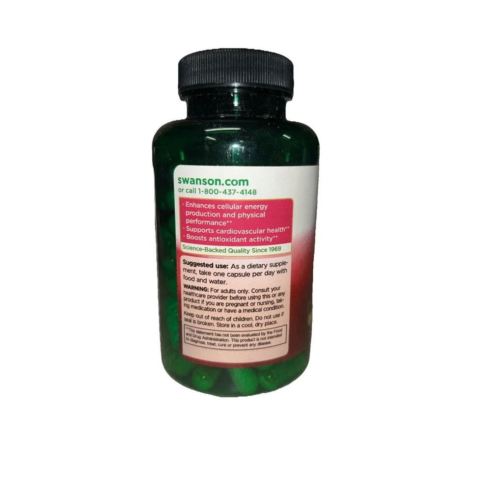 Swanson CoQ10 Capsules, 200 mg, 90 Count (D1)‎